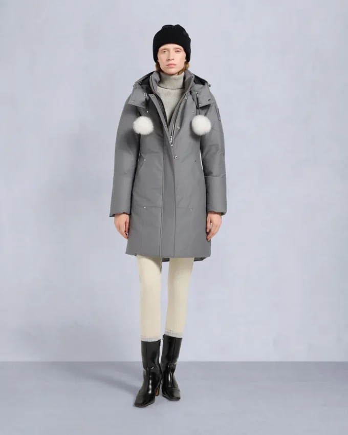 Originele Stirling-parka met schapenvachtrand