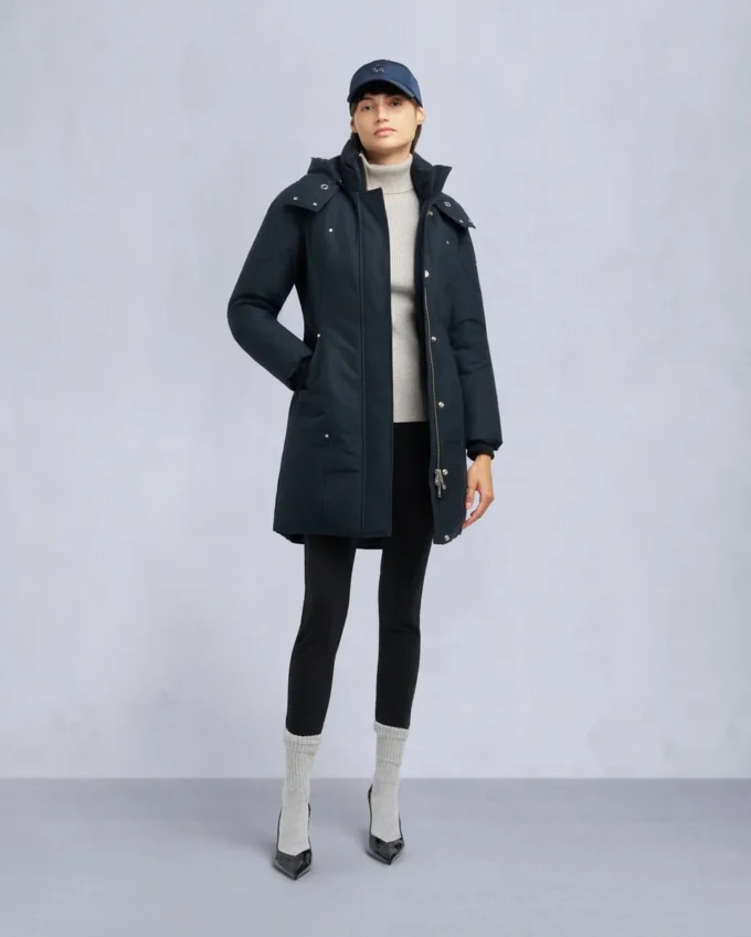 Originele Stirling-parka met schapenvachtrand