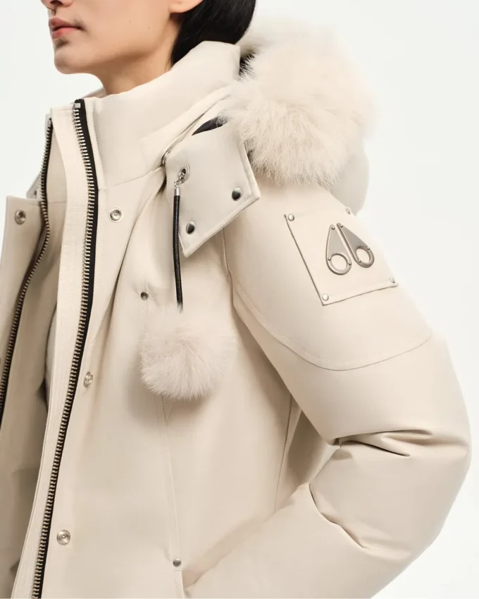 Originele Stirling-parka met schapenvachtrand