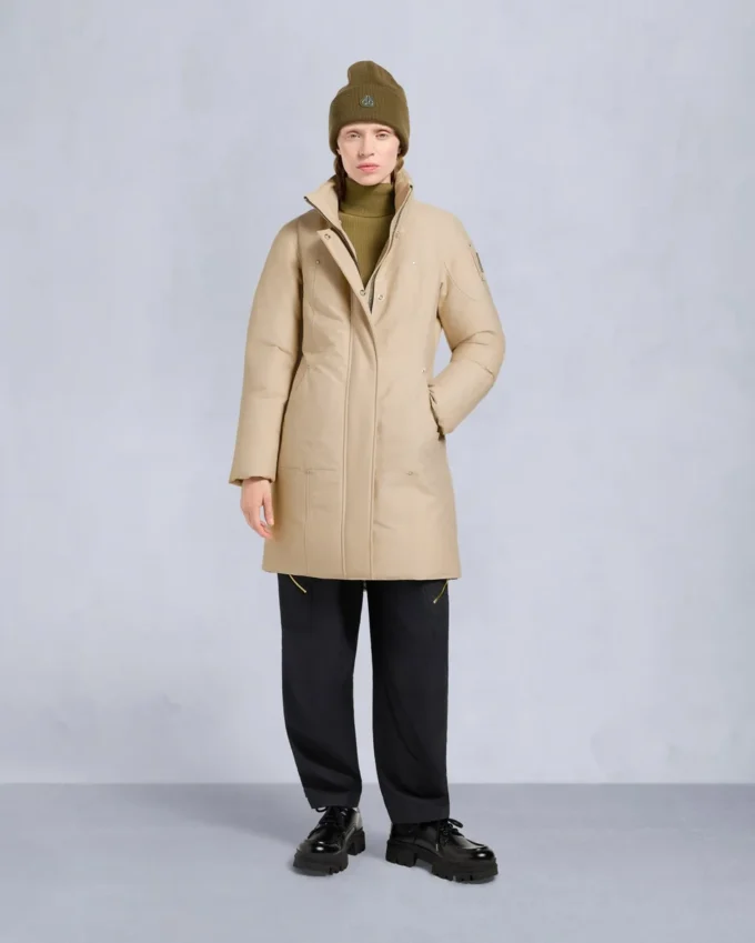 Originele Stirling-parka met schapenvachtrand