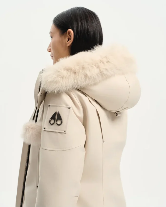 Originele Stirling-parka met schapenvachtrand