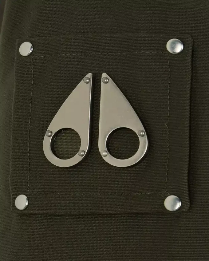 Originele stormjas met schapenvachtrand