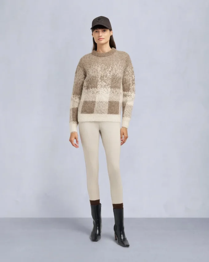 Palmer trui met ronde hals