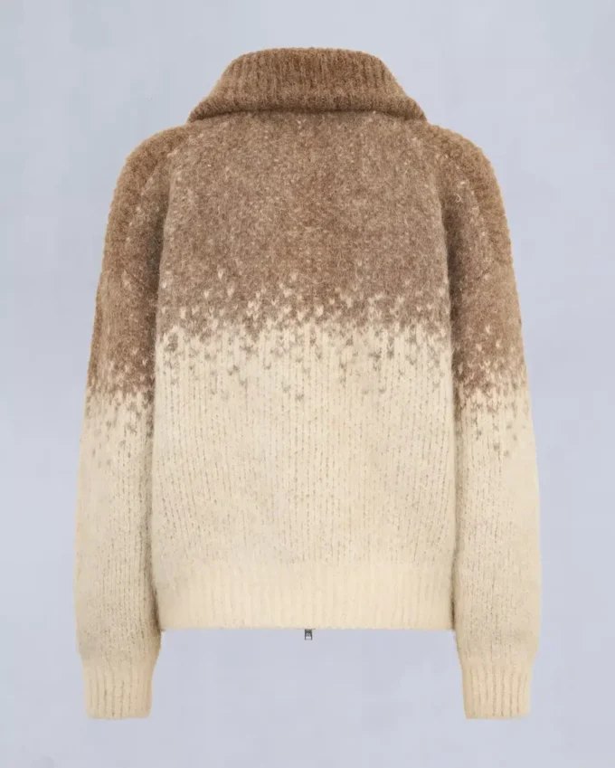 Palmer trui met volledige ritssluiting