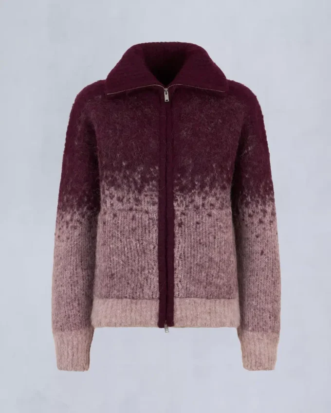 Palmer trui met volledige ritssluiting