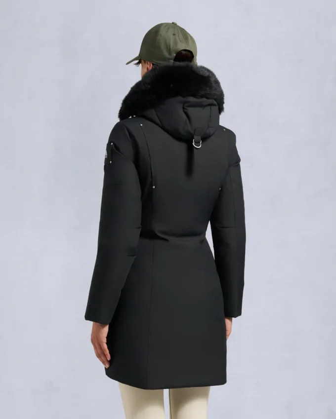 Parka met schapenvachtrand