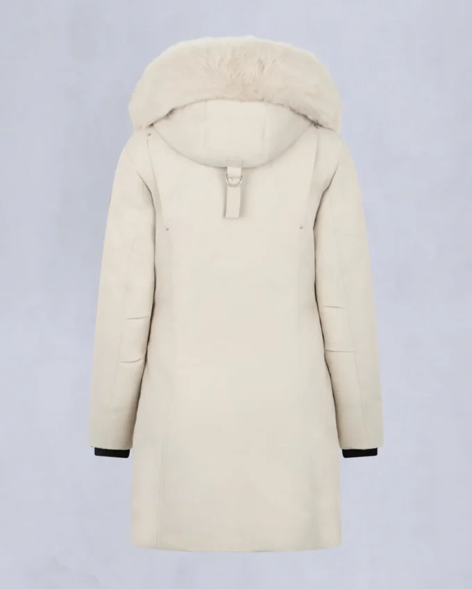 Parka met schapenvachtrand