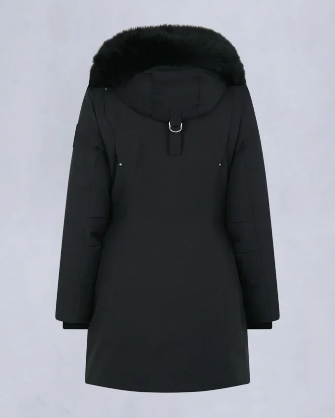 Parka met schapenvachtrand