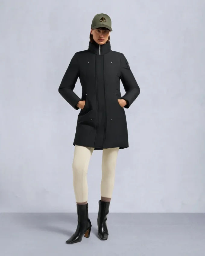 Parka met schapenvachtrand