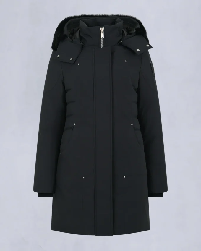 Parka met schapenvachtrand