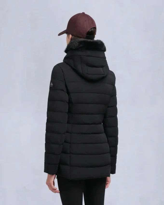 Roselawn jasje met schapenvachtrand